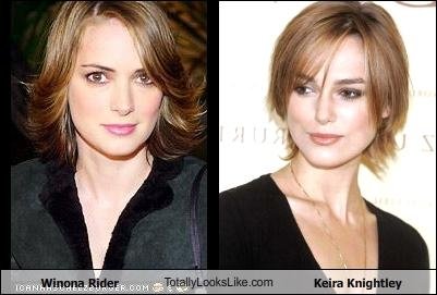 Somiglianza tra Winona Rider e Keira Knightley preview