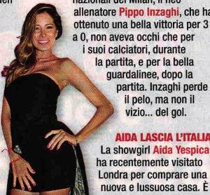 Bobo Vieri festeggia il milione / Stefano De Martino si rifà il look / Valeria Marini annuncia…/ Aida Yespica lascia l’Italia!