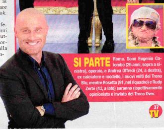 Sul trono un calciatore e un operaio. E Rudy Zerbi si improvvisa Cupido…Over! preview