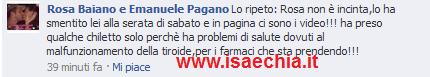 Rosa Baiano smentisce le voci relative alla sua presunta gravidanza (video) preview