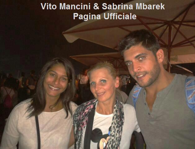 Sabrina Mbarek e Vito Mancini Sabrina Mbarek e Vito Mancini