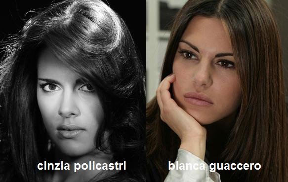 Somiglianza tra Cinzia Policastri e Bianca Guaccero