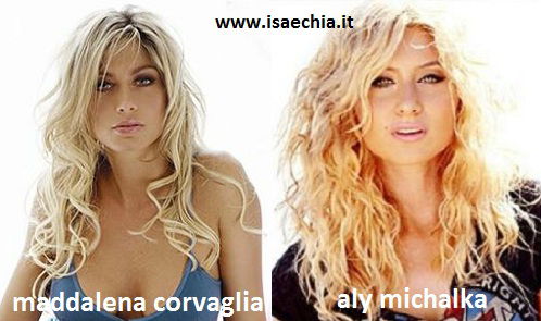 Somiglianza tra Maddalena Corvaglia e Aly Michalka preview