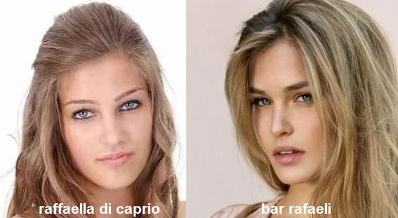 Somiglianza tra Raffaella Di Caprio e Bar Rafaeli preview
