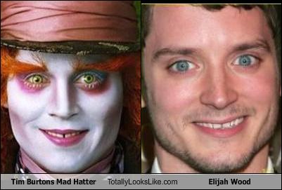 Somiglianza tra il Cappellaio Matto e Elijah Wood preview
