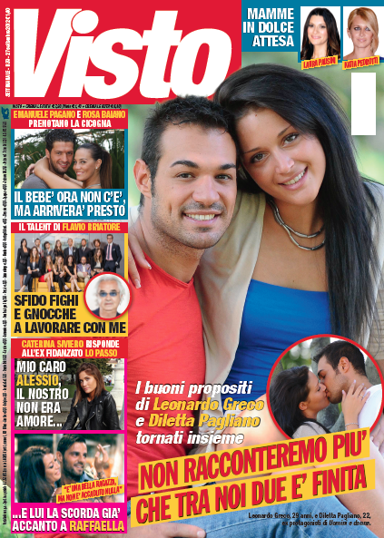 Leonardo Greco e Diletta Pagliano in copertina sul nuovo numero di ‘Visto’ article-post