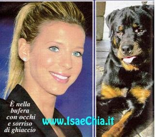 Giulia Calcaterra e l’orribile fine di un cane: la responsabile è la velina bionda?