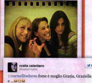 Visto nella rete – Barbara D’Urso e le cugine Celentano: Grazia, Graziella e …? preview
