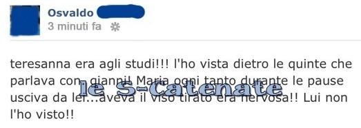 Teresanna Pugliese nel backstage delle registrazioni di oggi? preview