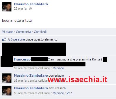 Massimo Zambataro (amico di Francesco Monte e Jessica Cerniglia) sarà presente alla registrazione di questo pomeriggio? preview