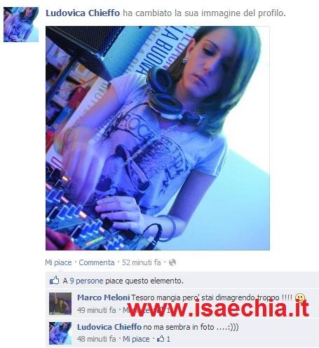 Ludovica Chieffo pubblica una foto su Facebook ed il suo ex, Marco Meloni, la commenta…