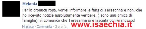 Francesco Monte e Teresanna Pugliese si sono riappacificati o no? Le versioni contrastanti del web…