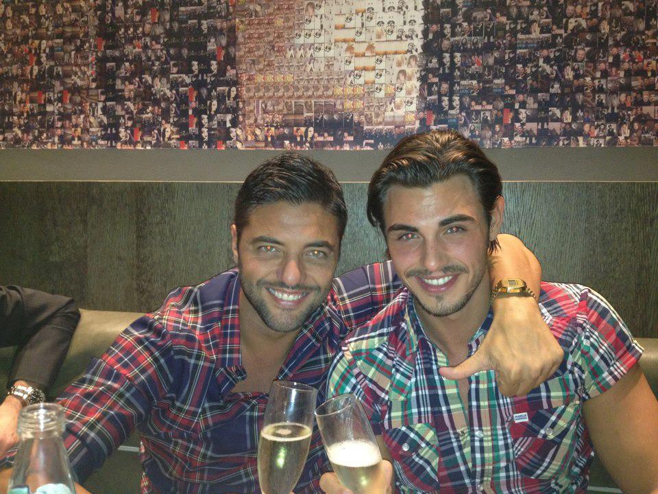 Francesco Monte a cena con Marco Meloni e poi ad una serata: foto article-post