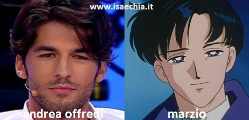 Somiglianza tra Andrea Offredi e Marzio di ‘Sailor Moon’
