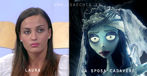 Somiglianza tra Laura Giglio e la Sposa Cadavere preview