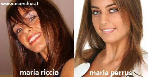 Somiglianza tra Maria Riccio e Maria Perrusi article-post