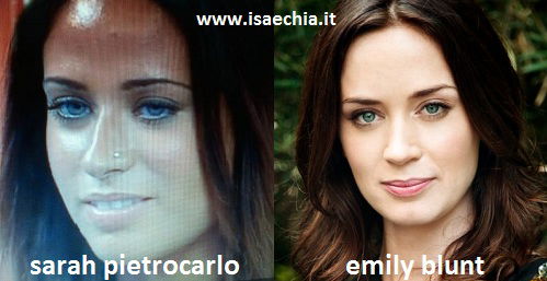 Somiglianza tra Sarah Pietrocarlo e Emily Blunt article-post