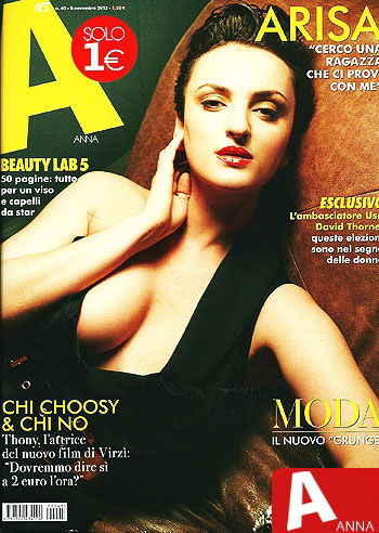 Arisa sexy per la rivista ‘A’: foto preview