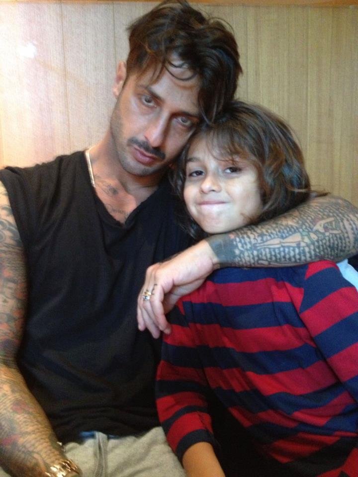 Fabrizio Corona con il figlio Carlos : foto