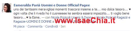 Esmeralda Parià pubblica un video inedito con Nicola Pizzicoli. E lui su Facebook scrive… preview