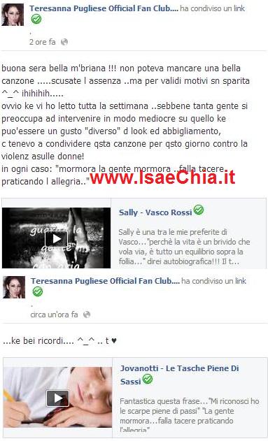 Teresanna Pugliese nel suo fanclub pubblica una foto con Francesco Monte…