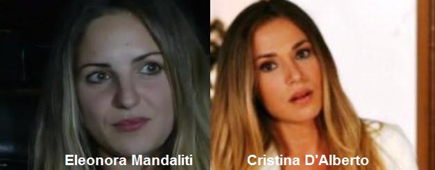 Somiglianza tra Eleonora Mandaliti e Cristina D’Alberto preview
