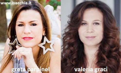 Somiglianza tra Greta Parpinel e Valeria Graci preview