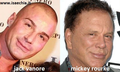 Somiglianza tra Jack Vanore e Mickey Rourke article-post