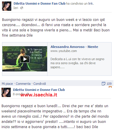 Diletta Pagliano su Facebook: ‘La vita è una sola e va vissuta in pieno, mai a metà!’ preview