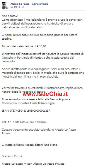 Alessio Lo Passo: i ricavati dalle vendite del suo calendario andranno in beneficenza preview