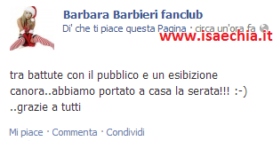 Barbara Barbieri: serata preview