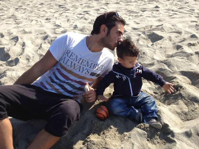 Francesco Pozzessere e il piccolo Francesco Maria: foto preview