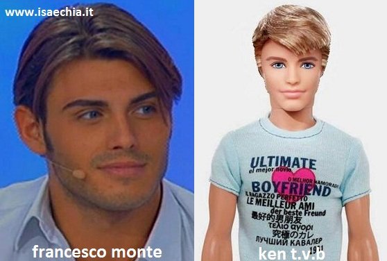 Somiglianza tra Francesco Monte e Ken T.v.b.