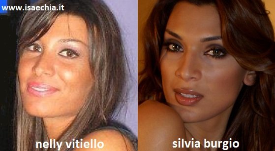 Somiglianza tra Nelly Vitiello e Silvia Burgio
