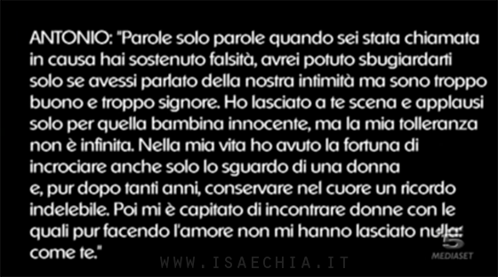 Antonio Jorio dixit, Elga Profili respondit preview