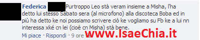 Leonardo Greco nel corso della sua ultima serata conferma la relazione con Misha Marculet preview