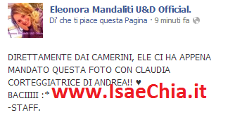 Eleonora Mandaliti, Claudia D’Agostino e Francesca Del Taglia: foto scattate pochi minuti fa nei camerini di ‘Uomini e Donne’ article-post