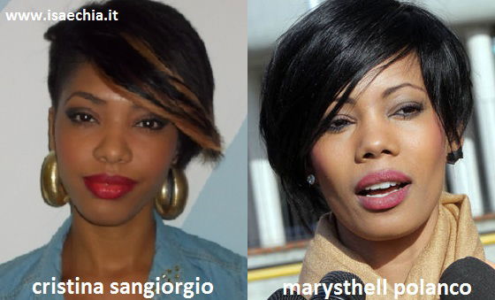 Somiglianza tra Cristina Sangiorgio e Marysthell Polanco preview