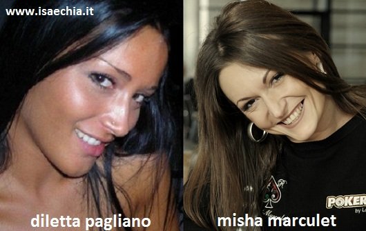 Somiglianza tra Diletta Pagliano e Misha Marculet