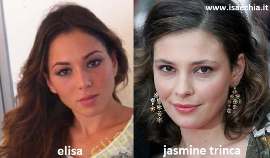 Somiglianza tra Elisa, ex corteggiatrice di Andrea Offredi, e Jasmine Trinca
