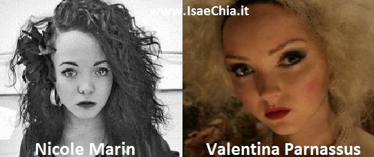 Somiglianza tra Nicole Marin e Valentina Parnassus