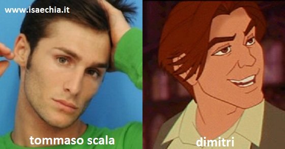 Somiglianza tra Tommaso Scala e Dimitri di ‘Anastasia’