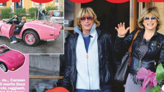 Carmen Russo: Fiocco (e auto) rosa preview