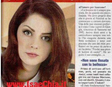 Annalisa Scarrone: “Il Festival? Era il mio sogno. Però non mi sono montata la testa” article-post