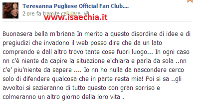Teresanna Pugliese su Facebook: ‘La situazione tra me e Francesco Monte è chiara e parla da sola, non c’è più niente da sapere..’ preview