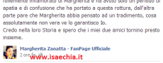 Roger Garth su Facebook: ‘Andrea Cocco non ha tradito Margherita Zanatta!’. E lei replica: ‘Nessuno conosce i motivi della nostra dolorosissima rottura!’