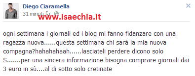 Diego Ciaramella: nuove foto. E su Facebook scrive.. preview