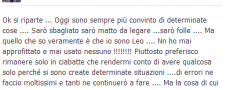 Leonardo Greco su Facebook: “Non ho mai usato nessuno, non agisco per interesse personale”