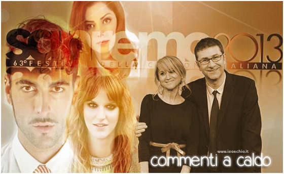 'Sanremo 2013': commenti a caldo