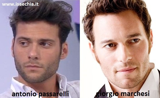 Somiglianza tra Antonio Passarelli e Giorgio Marchesi